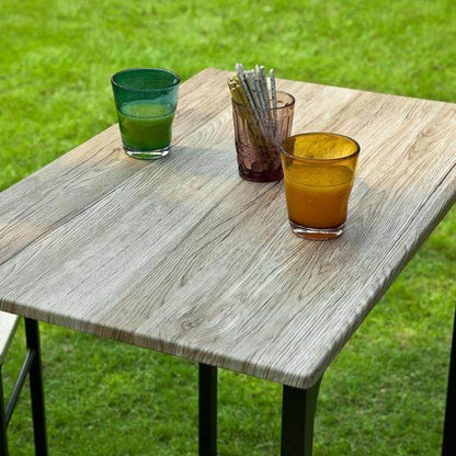 Bartisch mit 2 Hockern | Bartisch set | 3-teilig - Palo24