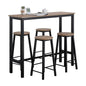 Bartisch mit 4 Stühlen | Bartisch set | Stehtisch | 5-teilig | OGT22-SCH - Palo24