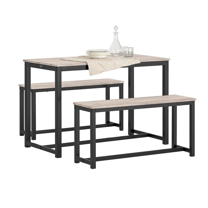 3-teilig Essgruppe | Sitzgruppe | Küchentisch-Set | OGT25-HN - Palo24