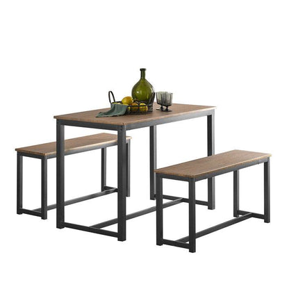 3-Teilig Essgruppe | Sitzgruppe | Küchentisch-Set - Palo24