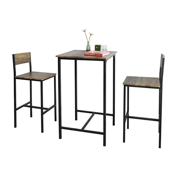 Bartisch mit 2 Barhocker | Bartisch set | 3-teilig | OGT27-N - Palo24