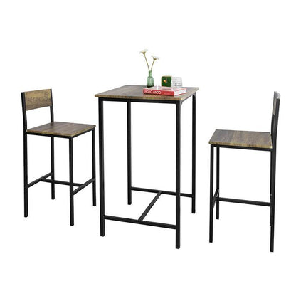 Bartisch mit 2 Barhocker | Bartisch set | 3-teilig | OGT27-N - Palo24