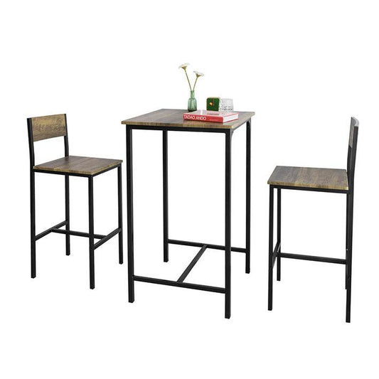 Bartisch mit 2 Barhocker | Bartisch set | 3-teilig | OGT27-N - Palo24