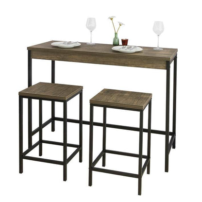 Bartisch mit 2 Hockern | Bartisch set | 3-teilig | OGT30-N - Palo24