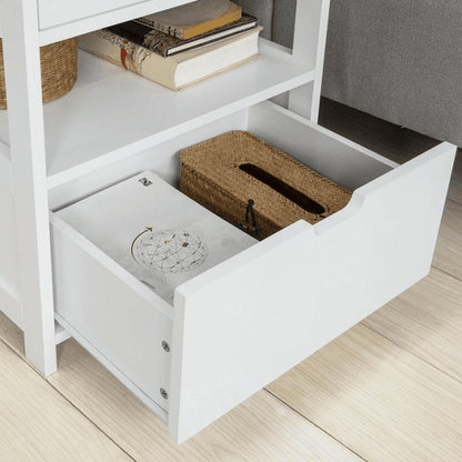 Nachttisch | Nachtschrank | Beistelltisch Weiss - Palo24