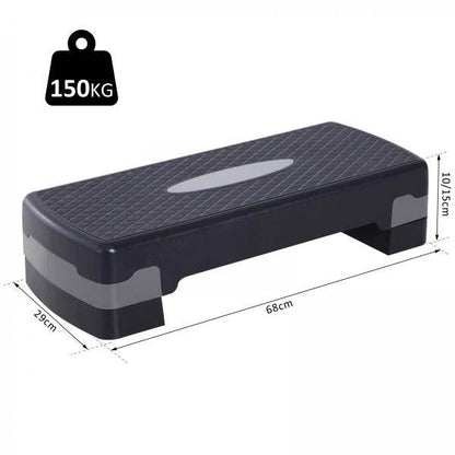 Steppbrett Aerobic Fitness Stepper höhenverstellbar - Palo24