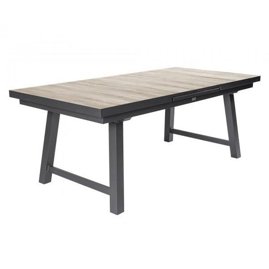 Ausziehtisch "Komido" A-Fuß Braun 200/260x100x76cm - Palo24