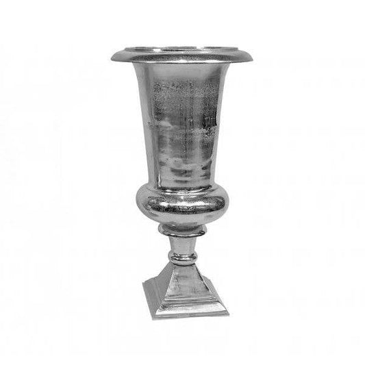 LC Home »Designer Vase« Pokalform Raw Nickel 45x45x85cm - Palo24