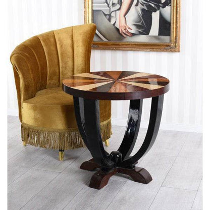 ART DECO COUCHTISCH SOFATISCH 20ER JAHRE HOLZFURNIER - Palo24