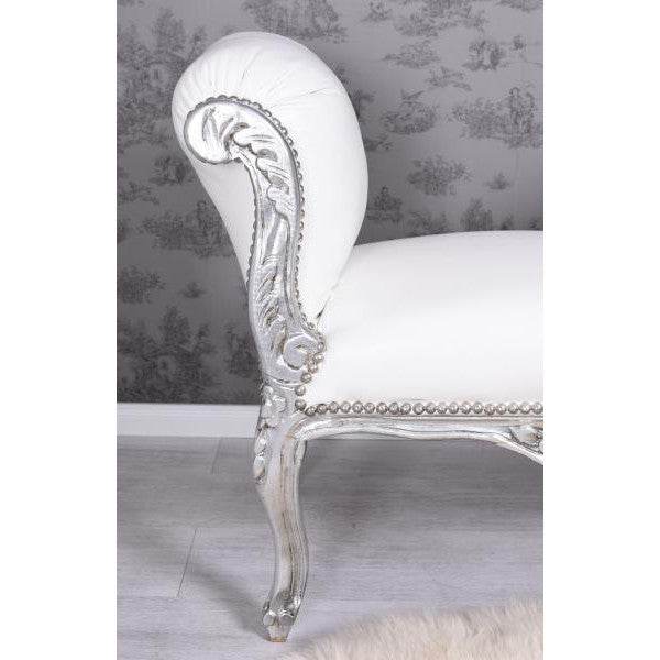 SITZBANK BAROCK BANK HOCKER TOILE DE JOUY SOFA SHABBY CHIC - Palo24