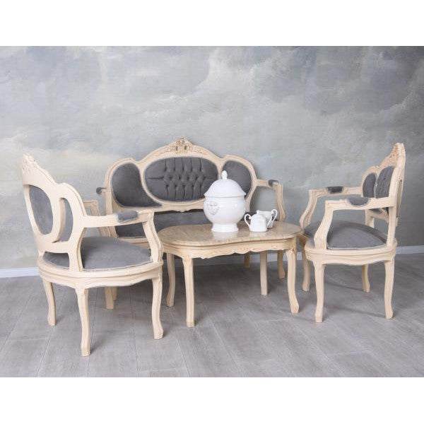 SOFAGARNITUR SITZGRUPPE BAROCK SOFA SESSEL COUCHTISCH - Palo24