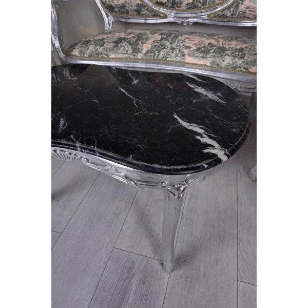 SITZGRUPPE BAROCK SALONGARNITUR SOFA & ZWEI SESSEL TISCH - Palo24