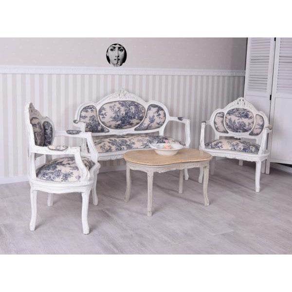 SOFAGARNITUR SITZGRUPPE BAROCK SOFA SESSEL COUCHTISCH - Palo24