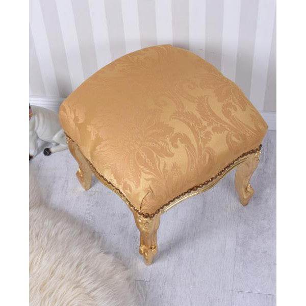 Antik Hocker Barock Gold Sitzhocker Fussbänkchen Schemel - Palo24