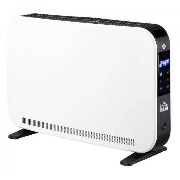 Heizgerät Heizlüfter 2180 W Elektroheizer LED mit 3 Stufen Heizung Weiss - Palo24