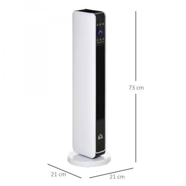Heizgerät Heizlüfter 2200W Elektroheizer Keramik Heizturm - Palo24