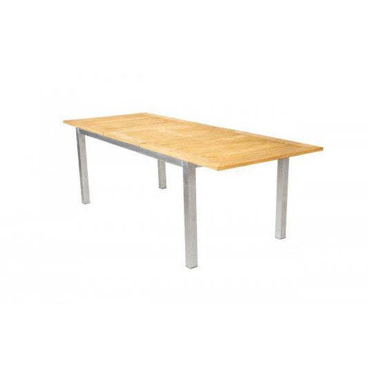 LC Garden »Steelado« Ausziehtisch Edelstahl/Teak 180/240cm Gartentisch Terrassentisch - Palo24