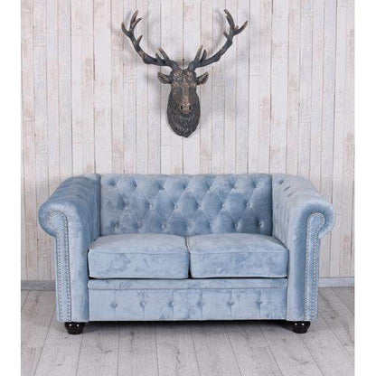 Chesterfield Sofa Samt British Chic - Palo24
