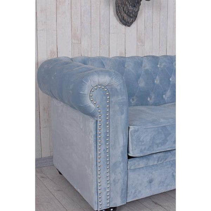 Chesterfield Sofa Samt British Chic - Palo24