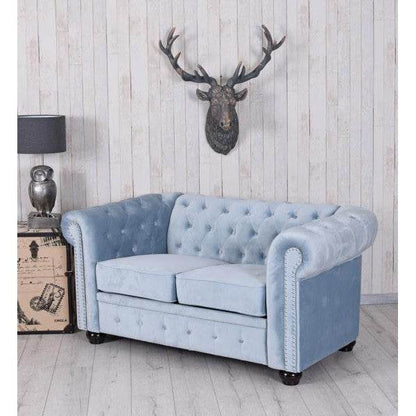 Chesterfield Sofa Samt British Chic - Palo24