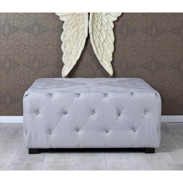 HOCKER COUCHTISCH SITZHOCKER POUF POLSTERHOCKER XL - Palo24