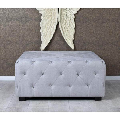 HOCKER COUCHTISCH SITZHOCKER POUF POLSTERHOCKER XL - Palo24