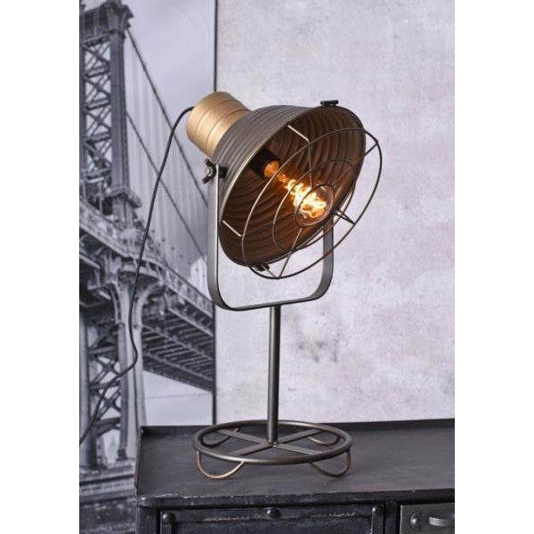 SCHREIBTISCHLAMPE BAUHAUS LEUCHTE BÜROLAMPE LOFT INDUSTRIELAMPE TISCHLAMPE - Palo24