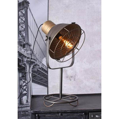 SCHREIBTISCHLAMPE BAUHAUS LEUCHTE BÜROLAMPE LOFT INDUSTRIELAMPE TISCHLAMPE - Palo24
