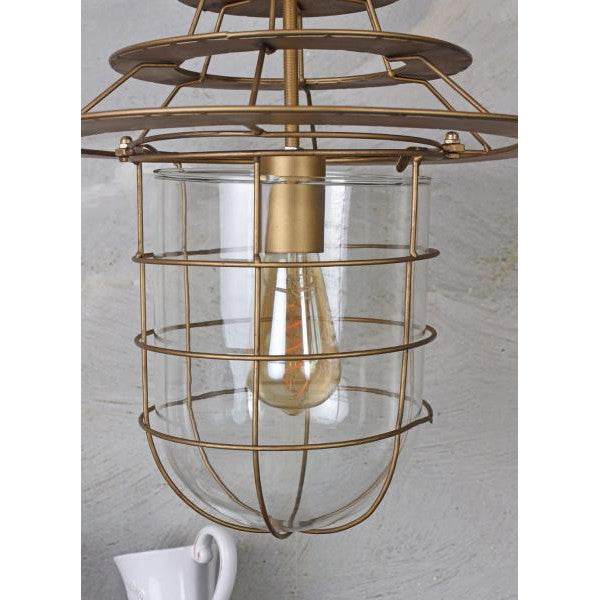 DECKENLAMPE INDUSTRIELAMPE METALL HÄNGELEUCHTE LOFT METALL - Palo24