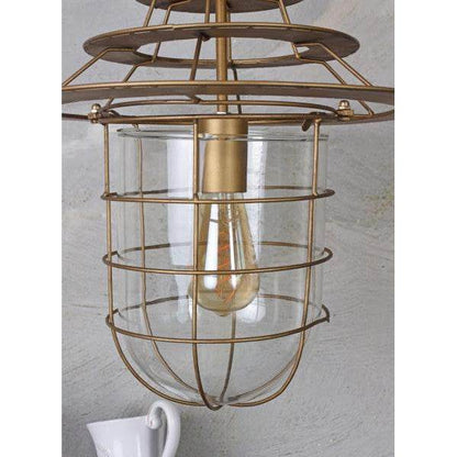 DECKENLAMPE INDUSTRIELAMPE METALL HÄNGELEUCHTE LOFT METALL - Palo24