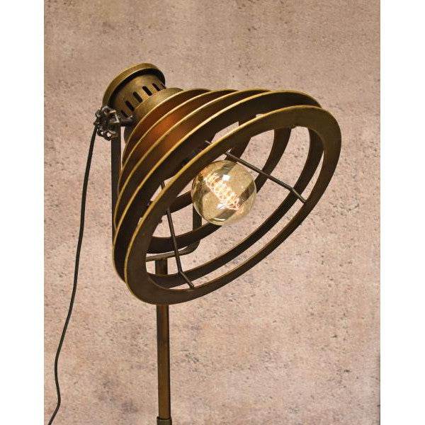 STEHLAMPE MID-CENTURY FABRIK LEUCHTE STANDLEUCHTE RETRO LAMPE METALL - Palo24