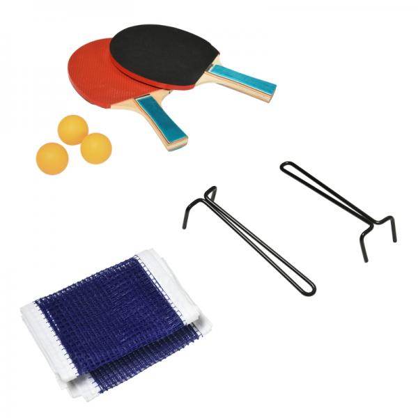 Tischtennistisch, in Originalgröße, klappbar, 8 Räder, inkl. Schläger und Bälle, grün, 2,74 x 1,52 x 0,76 m - Palo24