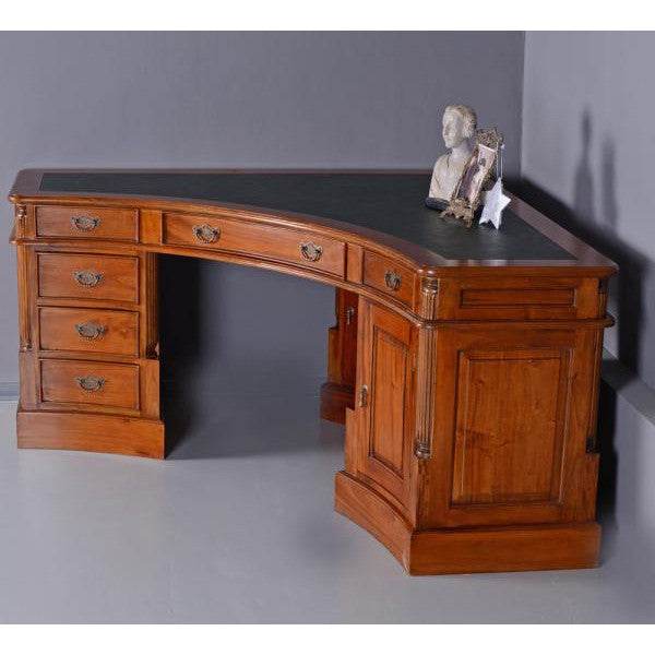 Eckschreibtisch Mahagoni Schreibtisch Corner Desk Antik - Palo24