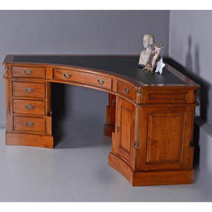 Eckschreibtisch Mahagoni Schreibtisch Corner Desk Antik - Palo24