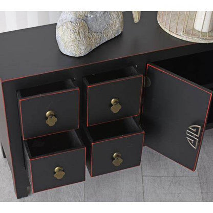 TV LOWBOARD CHINESISCHER HOCHZEITSSCHRANK SIDEBOARD - Palo24