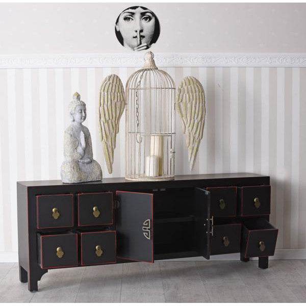 TV LOWBOARD CHINESISCHER HOCHZEITSSCHRANK SIDEBOARD - Palo24