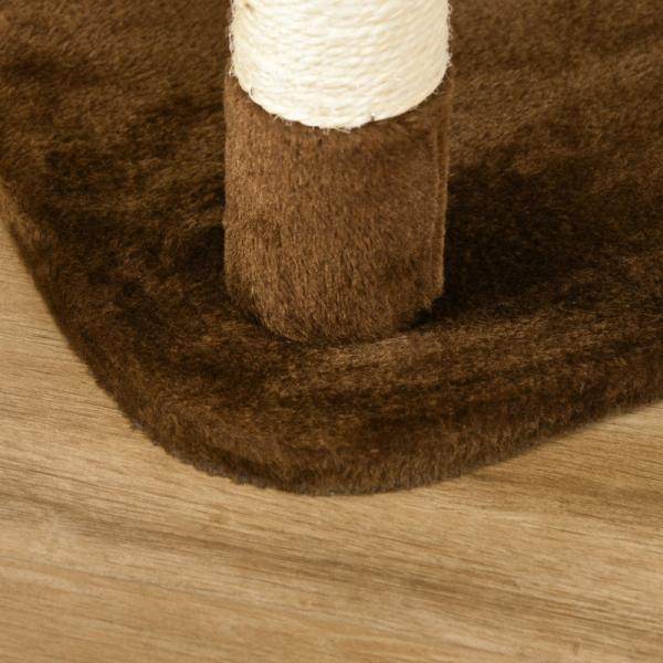 Katzenbaum Kletterbaum Kratzbaum Höhle Spielbaum Sisalsäulen Kaffeebraun - Palo24
