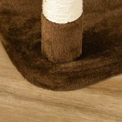 Katzenbaum Kletterbaum Kratzbaum Höhle Spielbaum Sisalsäulen Kaffeebraun - Palo24