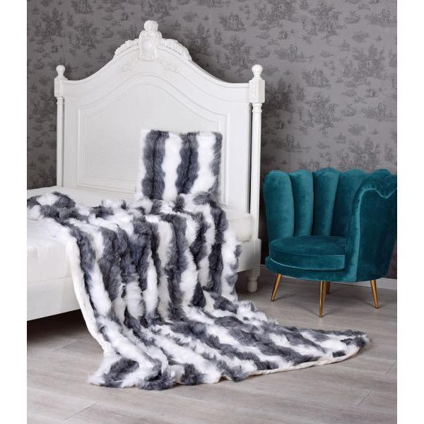 WEBPELZDECKE "WINTERFELL" SHAGGY SOFADECKE - Palo24