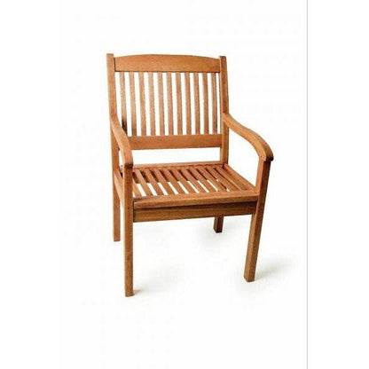Garnitur Sitzgruppe MARACAIBO 5-teilig, Eukalyptus geölt, FSC®-zertifiziert - Palo24