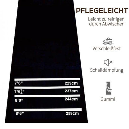 Dartmatte Gummimatte Dartteppich rutschfest - Palo24